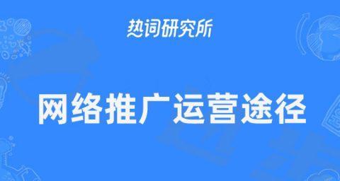 网络推广的途径及方法（探索网络推广的有效手段）